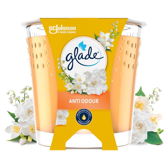 Glade Anti-Odour Scented Candle 112g, UK version