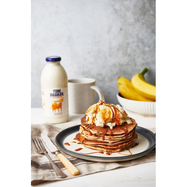 Tom Parker banana fudge flavoured milk 500ml (British brand)