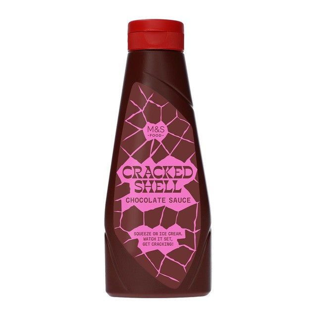 M&S cracked shell chocolate sauce 250g, imported from the UK