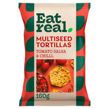 Eat Real multiseed tortilla chips smoky paprika salsa, UK version