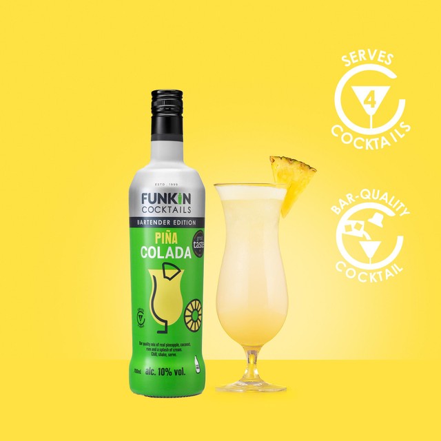 Funkin Pina Colada alkoholischer Cocktail 70cl - Britisches Produkt