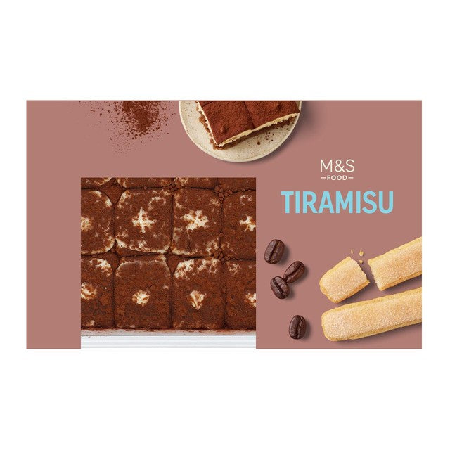M&S Tiramisu 500g, imported from the UK