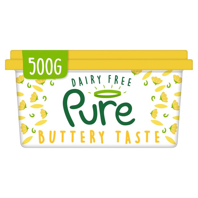 Pure Dairy Free dairy-free buttery spread 500g, imported from the UK
