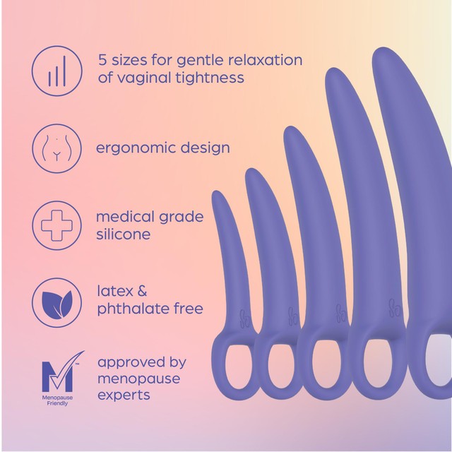 So Divine 5 piece vaginal dilator set (British brand)