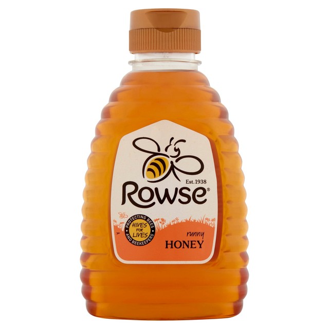 Rowse Blossom Pure and Natural Squeezable Honey 340g, imported from the UK