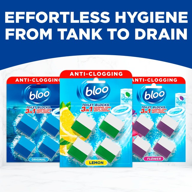 Bloo toilet block lemon for toilet cistern (British brand)