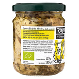 Realfoods artichoke hearts in herb marinade 190g, imported from the UK