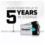 Energizer Max Plus 9V alkaline batteries 1-pack - British product