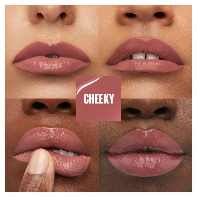 Maybelline SuperStay Vinyl Ink lipstick shade 35 Cheeky, imported from the UK