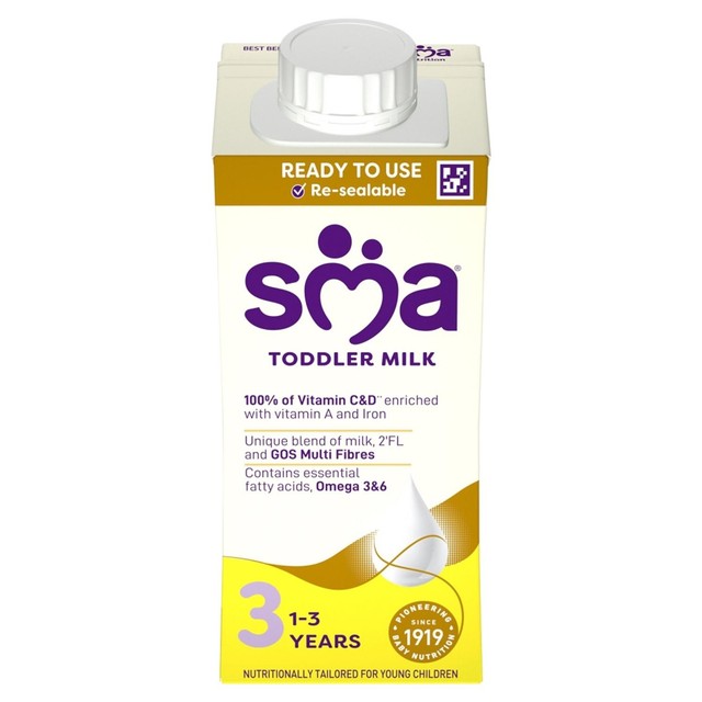 SMA Pro 3 Growing Up Milk Ready to Use toddler milk drink 200ml (British brand)