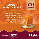 Costa medium roast coffee pods 10 pack - British product