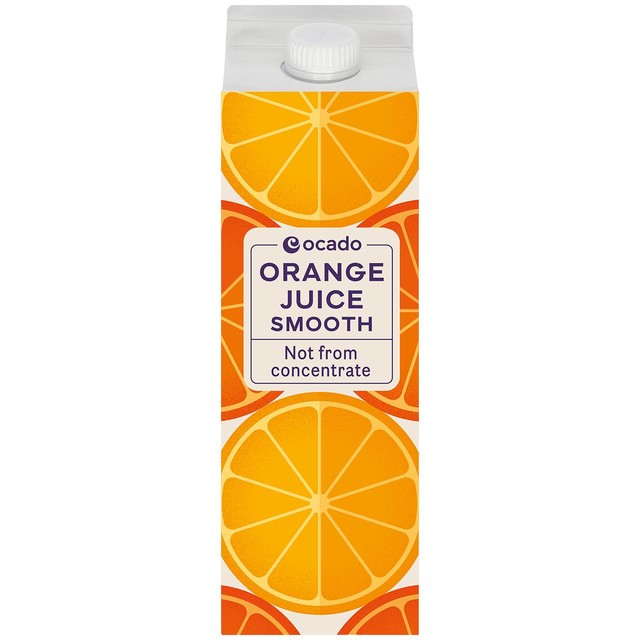 Ocado orange juice smooth not from concentrate 1L, imported from the UK