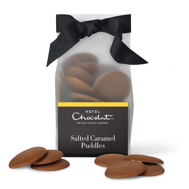 Hotel Chocolat salted caramel chocolate puddles 115g, UK version
