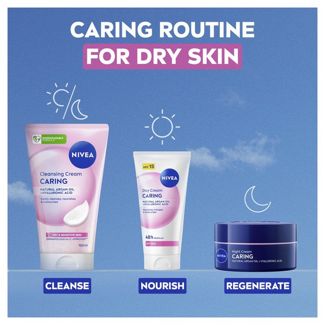 Nivea Gentle Cream Face Wash for Dry Skin 150ml, imported from the UK