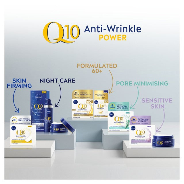 Nivea Q10 Day Cream for Sensitive Skin 50ml, imported from the UK