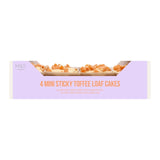M&S sticky toffee mini loaf cakes 294g, imported from the UK
