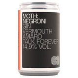 Moth Negroni Canned Cocktail 125ml, imported from the UK