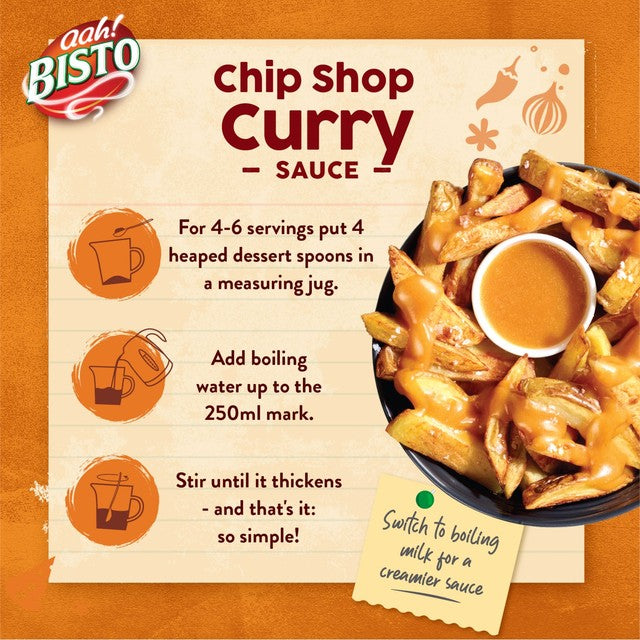 Bisto Curry Sauce Granules Chip Shop 185g - British product