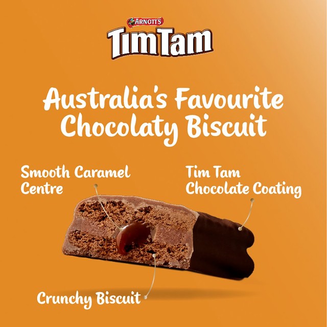 Tim Tam chewy caramel biscuit bars 175g (British brand)