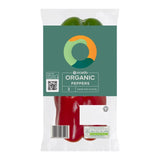 Ocado mixed colour bell peppers, imported from the UK