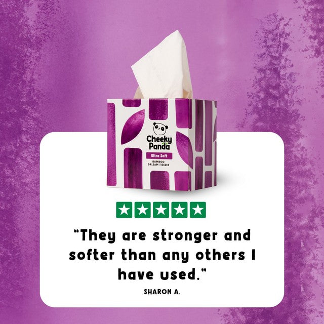 The Cheeky Panda bamboo balsam 4ply cube tissues 48 pack (British brand)