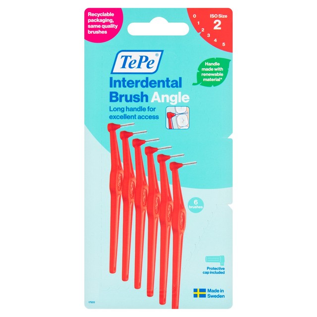 TePe interdental brush Angle red 0.5mm (British brand)