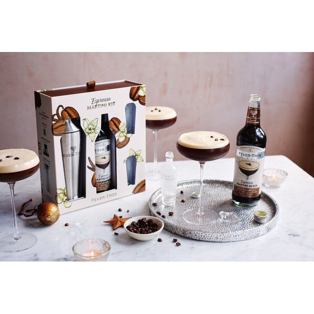 Fever-Tree Espresso Martini Cocktail Kit with 500ml Mixer and Vodka, UK version
