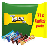 Mars assorted funsize chocolate bars party bag 1.425kg, imported from the UK