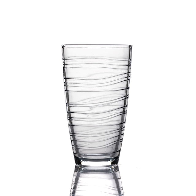 Rayware Essentials Swirl Super Hiball Glasses 4 pack, imported from the UK