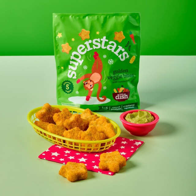 Little Dish Golden Veggie Bites with Mozzarella - British product