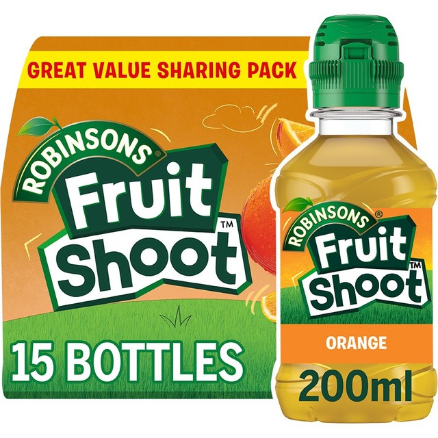 Fruit Shoot Orange Kids Drink 15 Pack 3L - British product