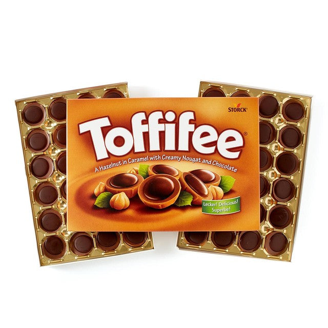 Toffifee hazelnut caramel chocolate box 400g (British brand)
