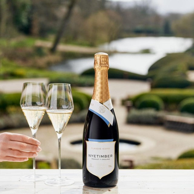 Nyetimber Classic Cuvee NV sparkling wine 75cl, imported from the UK