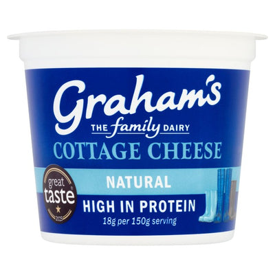 M&S Graham's Cottage Cheese Natural Full Fat 300g- Buy online at McGrocer