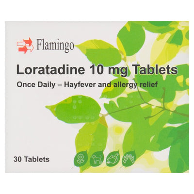 M&S Flamingo Loratadine Hayfever & Allergy Relief Tablets 30 Tablets- Buy online at McGrocer