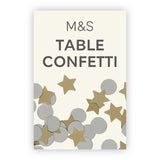 M&S Gold and Silver table confetti, imported from the UK