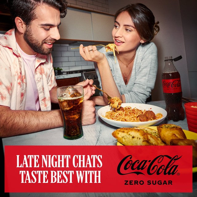 Coca-Cola Zero Sugar soft drink can (British brand)