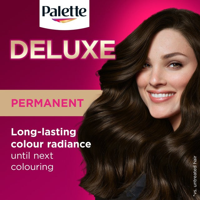 Schwarzkopf Palette DLX 4-0 Dark Brown hair dye kit (British brand)