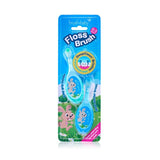Brush-Baby Flossbrush 0-3 years baby toothbrush double pack - British product