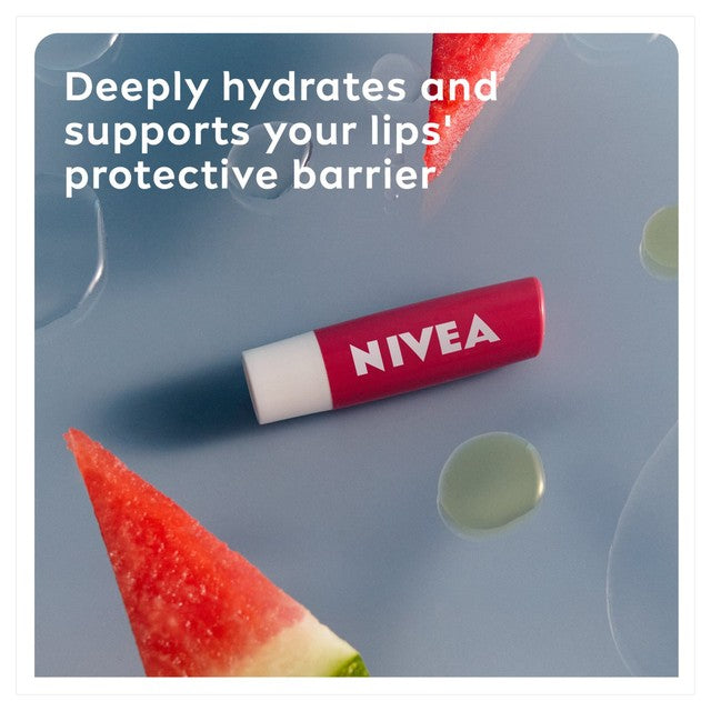 Nivea watermelon shine lip balm 4.8g, imported from the UK
