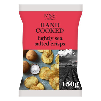 رقائق M&S M&S مطبوخة يدويًا مملحة قليلاً 150 جرام - اشترِ عبر الإنترنت من McGrocer