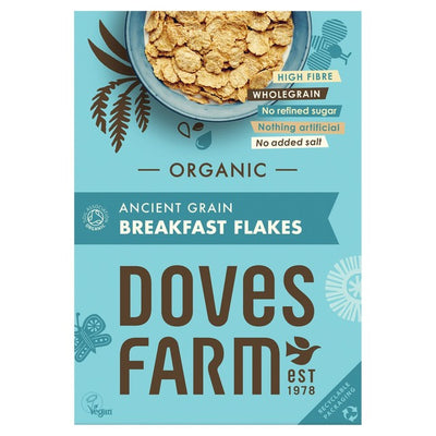 M&S Doves Farm Organic Ancient Grain Cereal Flakes 375g- Buy online at McGrocer