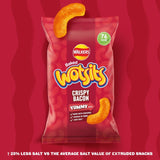 Wotsits Crispy Bacon chickpea crisps multipack 6 x 16g (British brand)