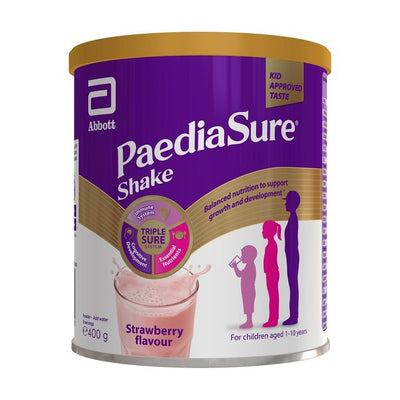 M&S PaediaSure Shake Strawberry Nutritional Supplement Powder for 1-10 Years 400g- Buy online at McGrocer