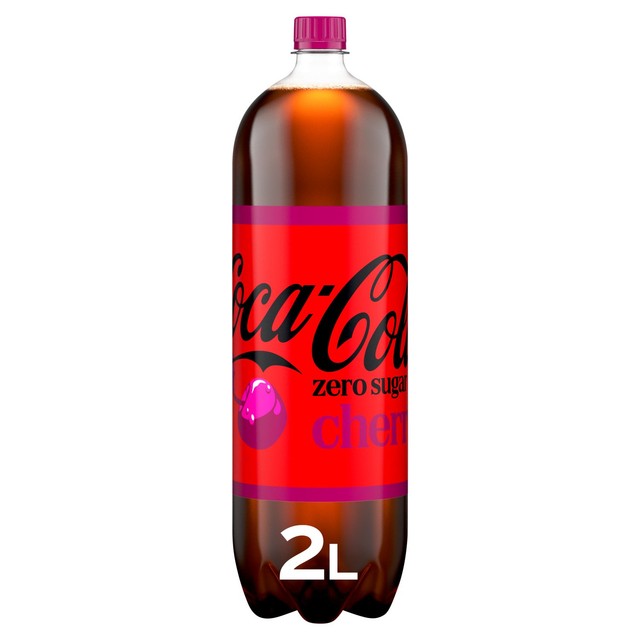 Coca-Cola Zero Sugar Cherry soft drink, UK version