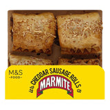 M&S mature cheddar and marmite sausage rolls 188g, imported from the UK
