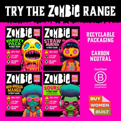 Zombie Snacks Man-ghouled Mango Fruktbarer 100g Multipack