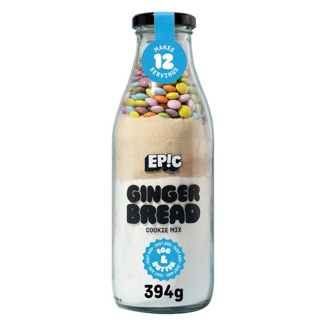 Epic gingerbread cookie baking bottle mix - British product