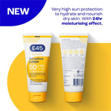 E45 SPF 50+ sun cream lotion 180ml, UK version