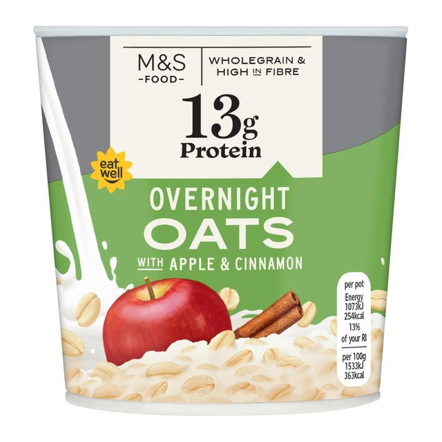 M&S Good Gut Apple & Cinnamon Overnight Oats (British brand)